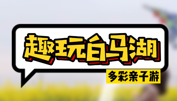 趣玩白马湖，多彩亲子游