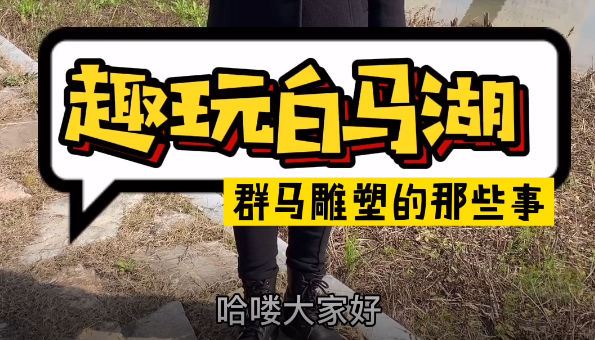 趣玩白马湖，群马雕塑那些事
