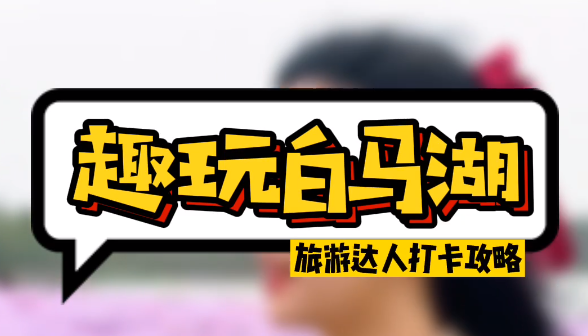 趣玩白马湖，旅游达人打卡攻略