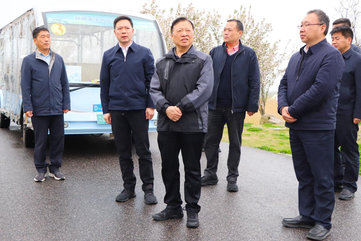 市政协调研白马湖国家湿地公园